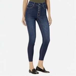 Kut from the Kloth Connie Fab Ab Ankle Button Fly High Rise Skinny Jeans 4